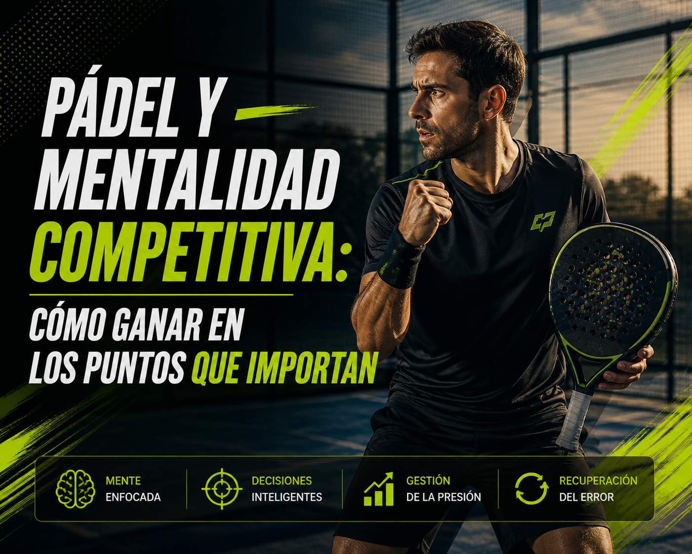 Pádel y mentalidad competitiva: cómo ganar en los puntos que importan